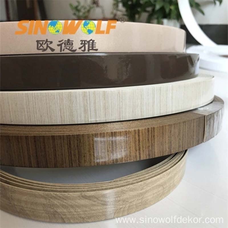 New Popular Woodgrain PVC Edge Banding